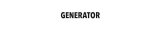 25AW GENERATOR (ジェネレーター)入荷いたしました