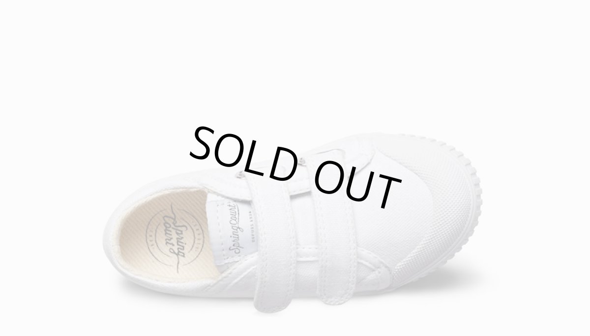画像2: 【SALE50%OFF】Spring Court スプリングコート G2 KIDS Canvas V 【WHT】【14.5-22cm】 (2)