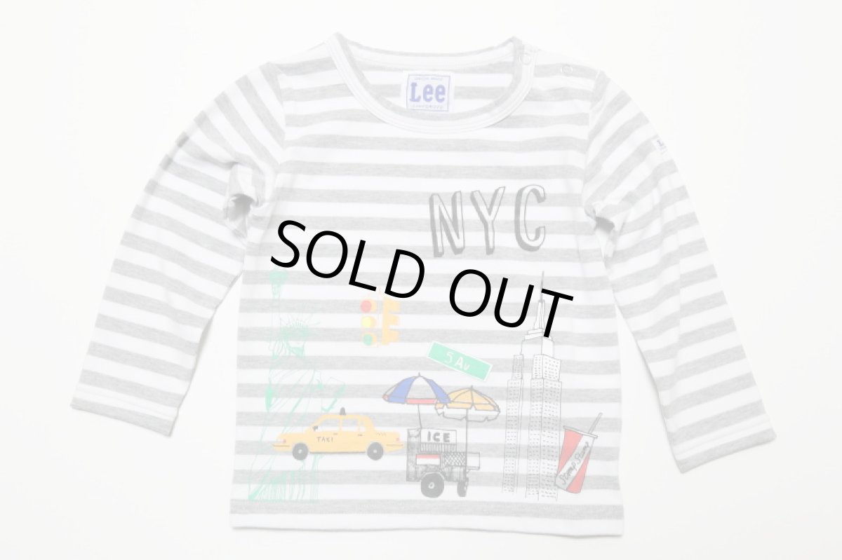 画像2: Lee(リー)×StompStamp(ストンプスタンプ) デザイナー関根コラボボーダーロンT 【キッズ】【ベビー】【子供】【ボーダー】 (2)