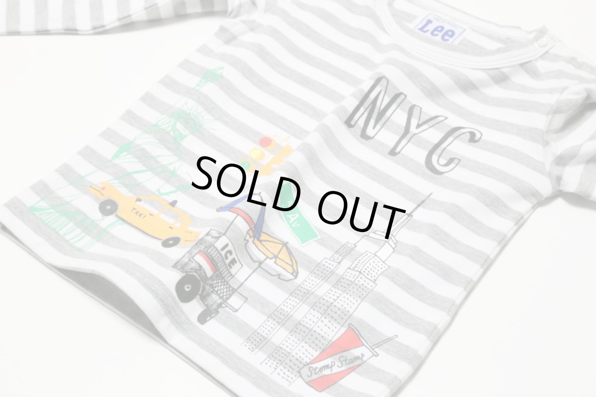 画像5: Lee(リー)×StompStamp(ストンプスタンプ) デザイナー関根コラボボーダーロンT 【キッズ】【ベビー】【子供】【ボーダー】 (5)