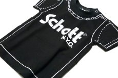 画像3: Schott(ショット)だまし絵ロゴTシャツ【ブラック】 (3)