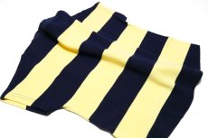 画像7: Geewhiz(ジーウィズ)ピース/ボーダー半袖Tシャツ【navy×yellow】 (7)