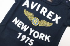 画像5: AVIREX (アヴィレックス) フェルト刺繍Tシャツ【コン】【80-140cm】 (5)