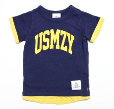 画像3: 【SALE30%OFF】SMOOTHY(スムージー) レイヤーTee 【NAVY】【90-140cm】 (3)