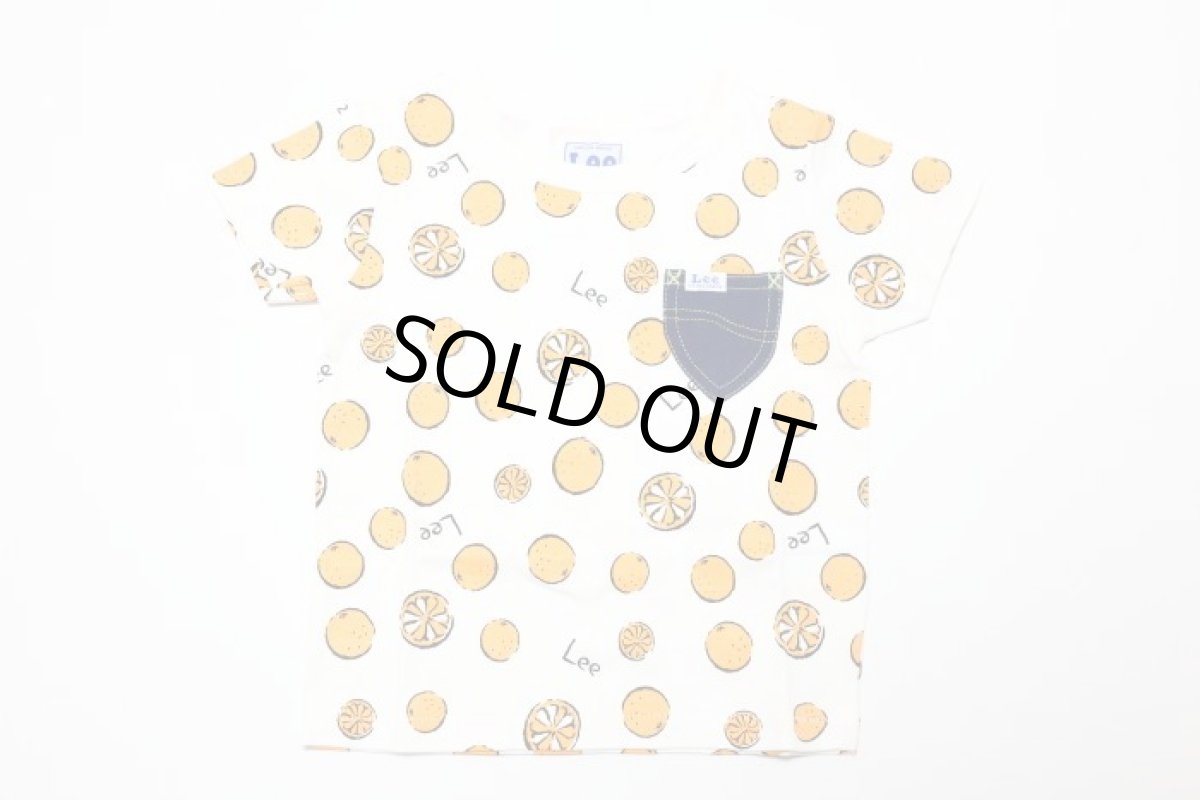 画像1: Lee(リー)×StompStamp(ストンプスタンプ) オレンジ柄半袖Tシャツ【オレンジ】【キッズ/ベビー】【80-140cm】 (1)