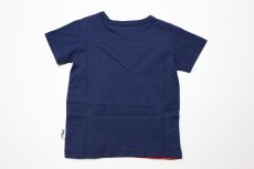 画像3: FILA(フィラ)　トリコロールTシャツ 【コン/レッド】【キッズ/ベビー】【80-140cm】 (3)