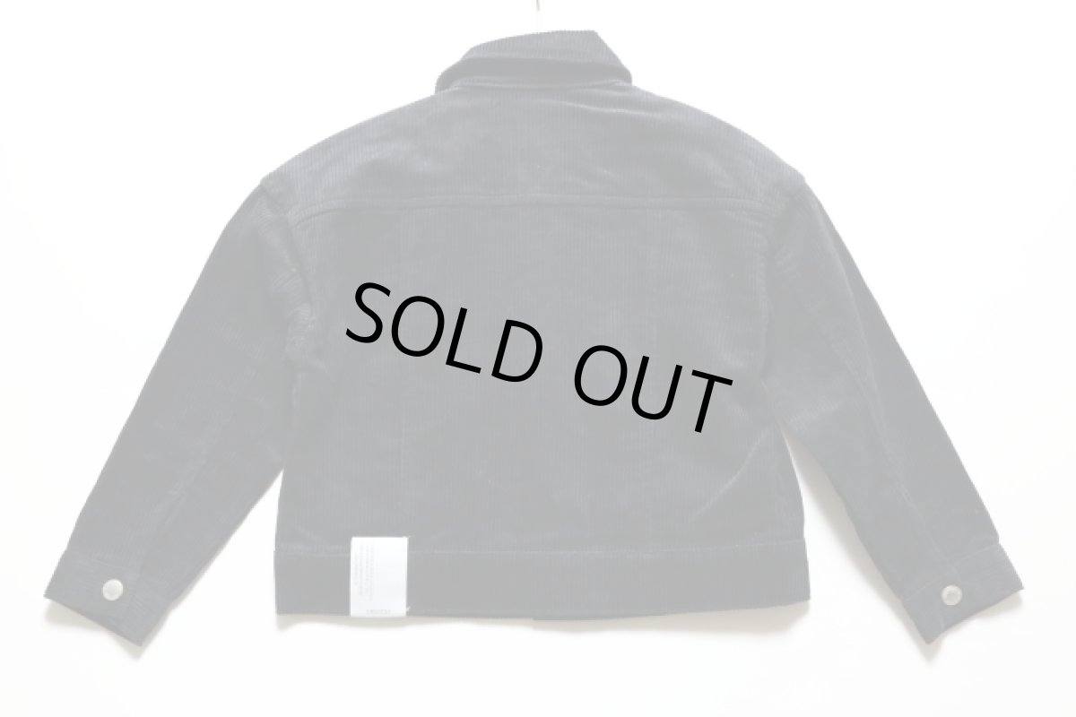 画像6: 【SALE50%OFF】 SMOOTHY(スムージー) コーデュロイJK 【BLACK】【110-160cm】 (6)