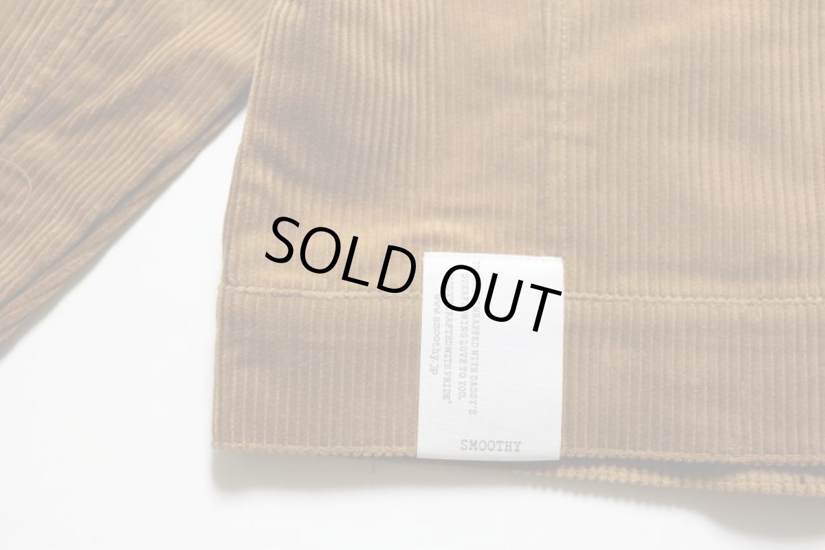 画像8: 【SALE50%OFF】SMOOTHY(スムージー) コーデュロイJK 【BROWN】【110-160cm】 (8)