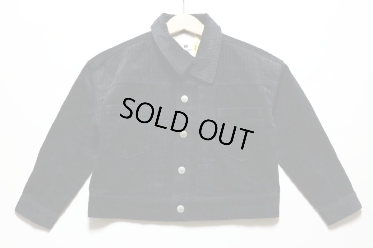 画像4: 【SALE50%OFF】 SMOOTHY(スムージー) コーデュロイJK 【BLACK】【110-160cm】 (4)