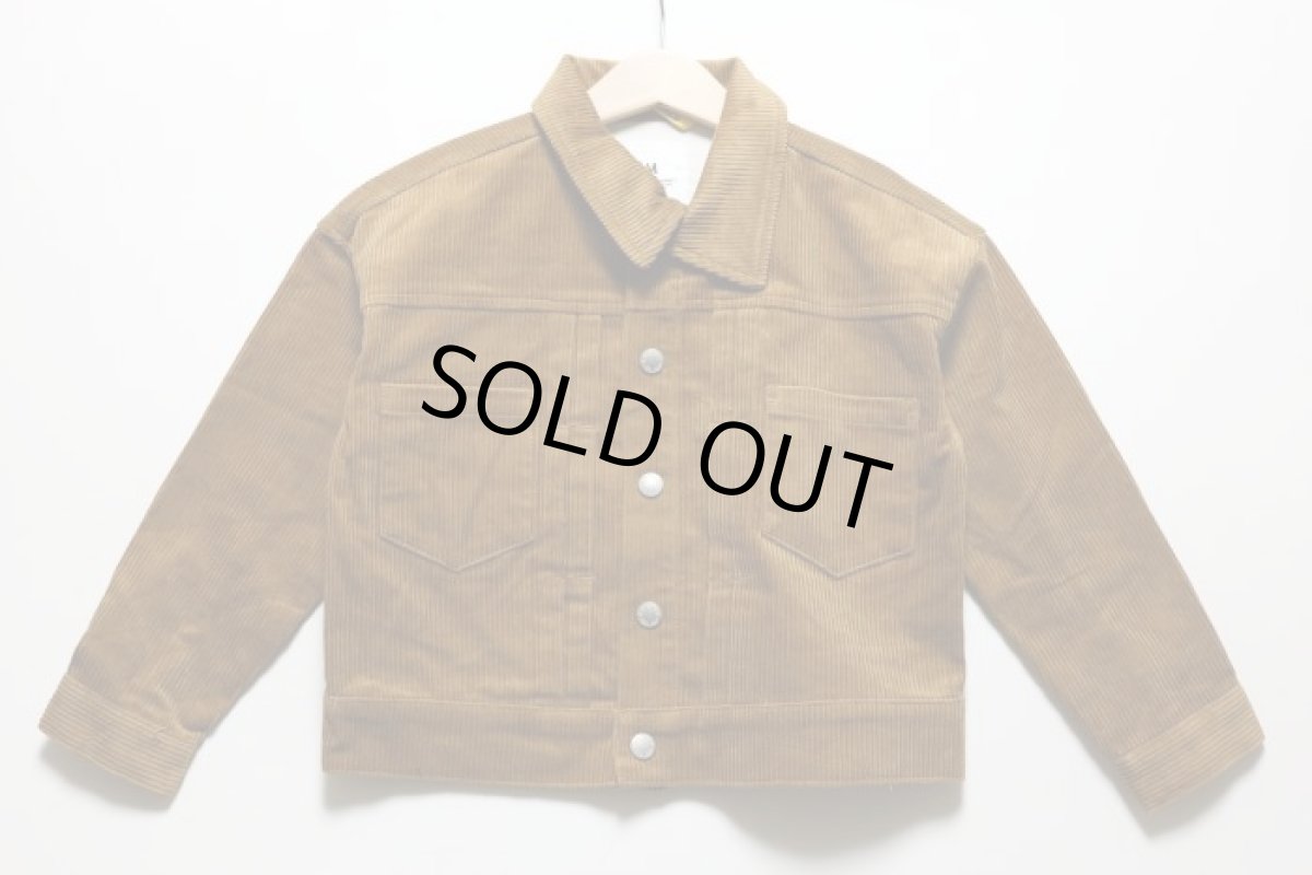 画像5: 【SALE50%OFF】SMOOTHY(スムージー) コーデュロイJK 【BROWN】【110-160cm】 (5)