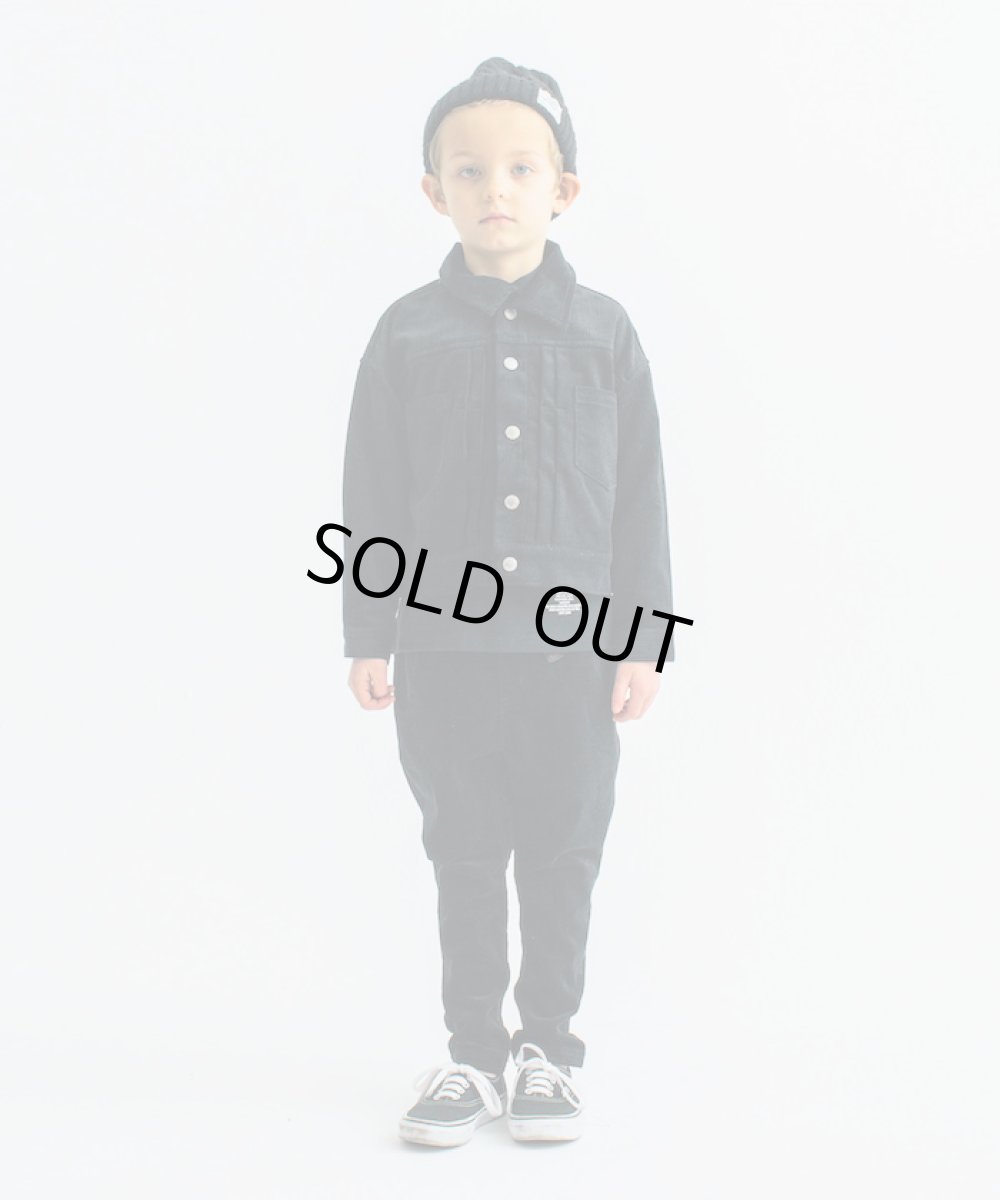 画像3: 【SALE50%OFF】 SMOOTHY(スムージー) コーデュロイJK 【BLACK】【110-160cm】 (3)