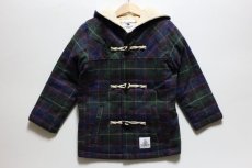 画像5: 【SALE30%OFF】SMOOTHY/スムージー/キッズ/子供服 SMOOTHY(スムージー) チェックダッフルコート 【GREEN】【110-160cm】 (5)