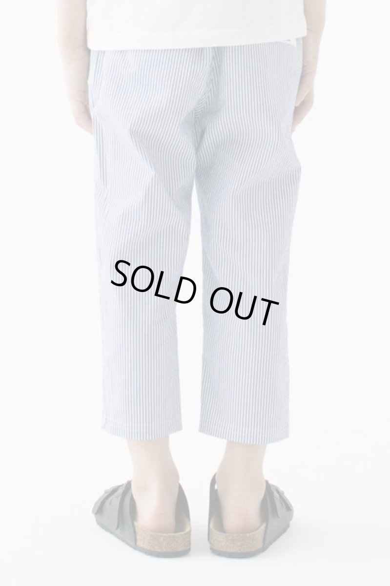 画像3: 【SALE30%OFF】SMOOTHY(スムージー) アンクルストライプパンツ 【SAX】【100-150cm】 (3)