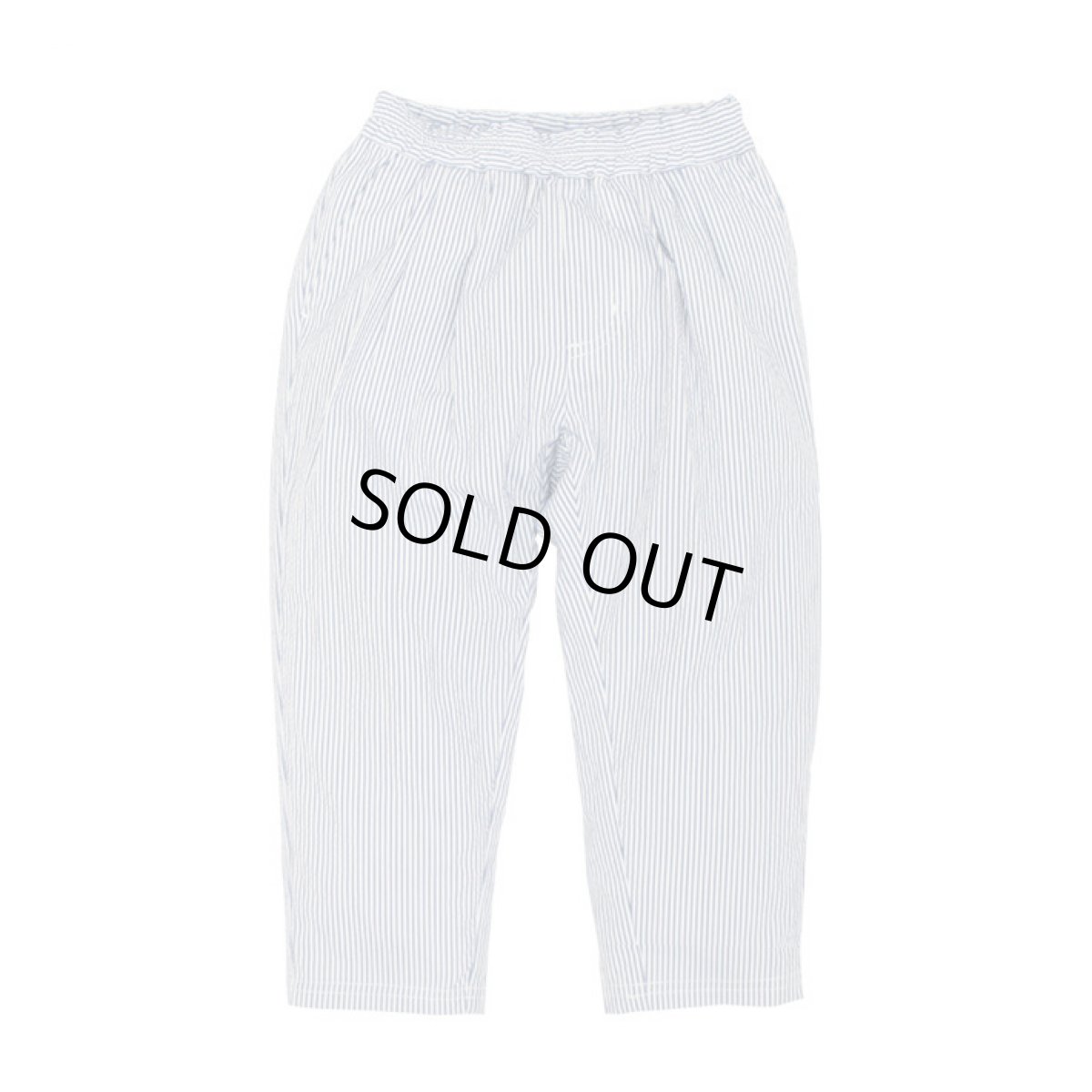画像4: 【SALE30%OFF】SMOOTHY(スムージー) アンクルストライプパンツ 【SAX】【100-150cm】 (4)
