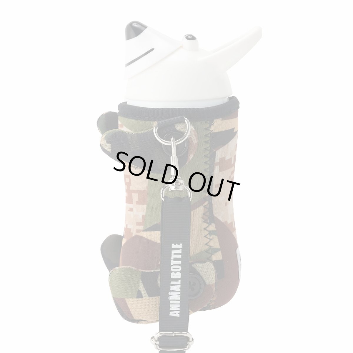 画像3: thermomug(サーモマグ)　ANIMAL BOTTLE TEDDYBEAR CAMO【WHT】 (3)