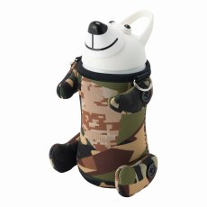 画像1: thermomug(サーモマグ)　ANIMAL BOTTLE TEDDYBEAR CAMO【WHT】 (1)