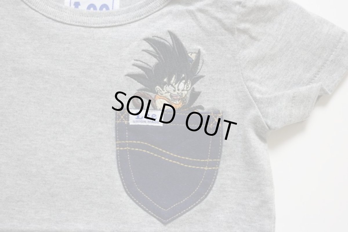 画像2: Lee(リー)×StompStamp(ストンプスタンプ)×ドラゴンボール 悟空Tシャツ【グレー】【ベビー/キッズ】【80-120cm】 (2)