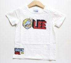 画像1: Lee(リー)×StompStamp(ストンプスタンプ)×ドラゴンボール LeeロゴTシャツ【ホワイト】【ベビー/キッズ】【80-120cm】 (1)
