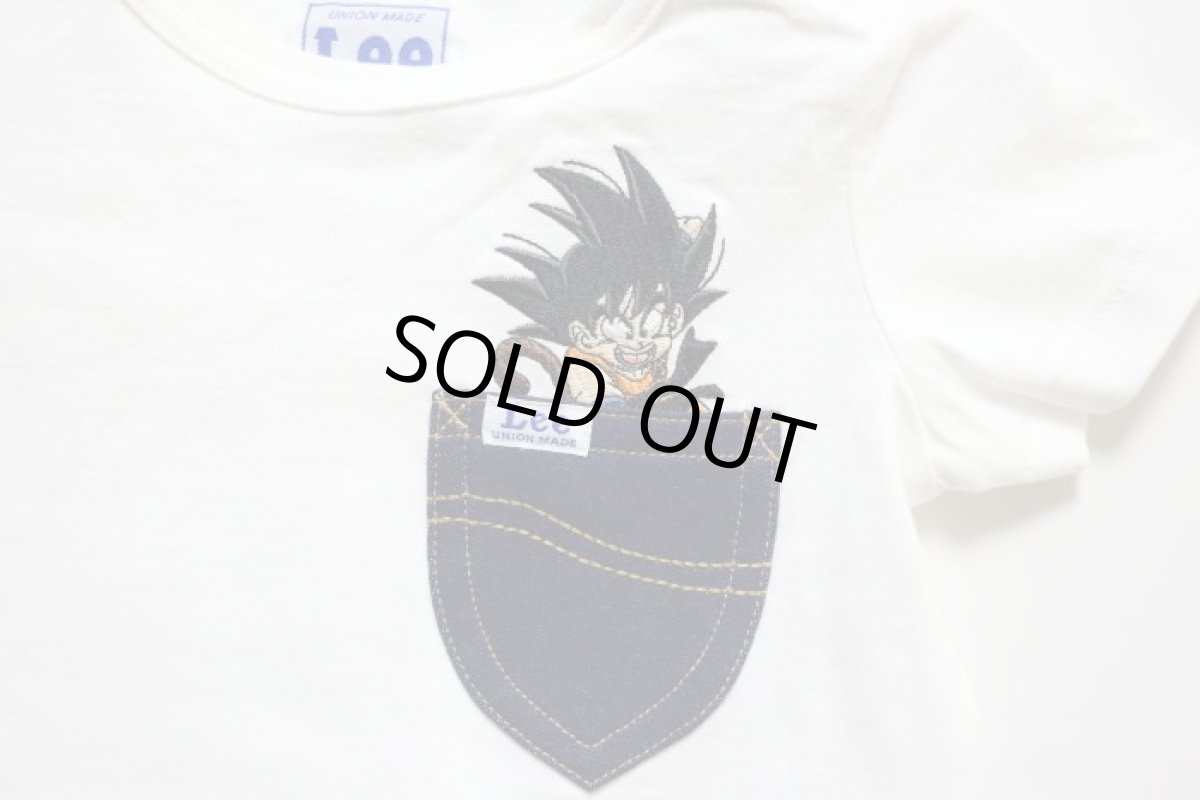 画像2: Lee(リー)×StompStamp(ストンプスタンプ)×ドラゴンボール 悟空Tシャツ【ホワイト】【ベビー/キッズ】【80-120cm】 (2)