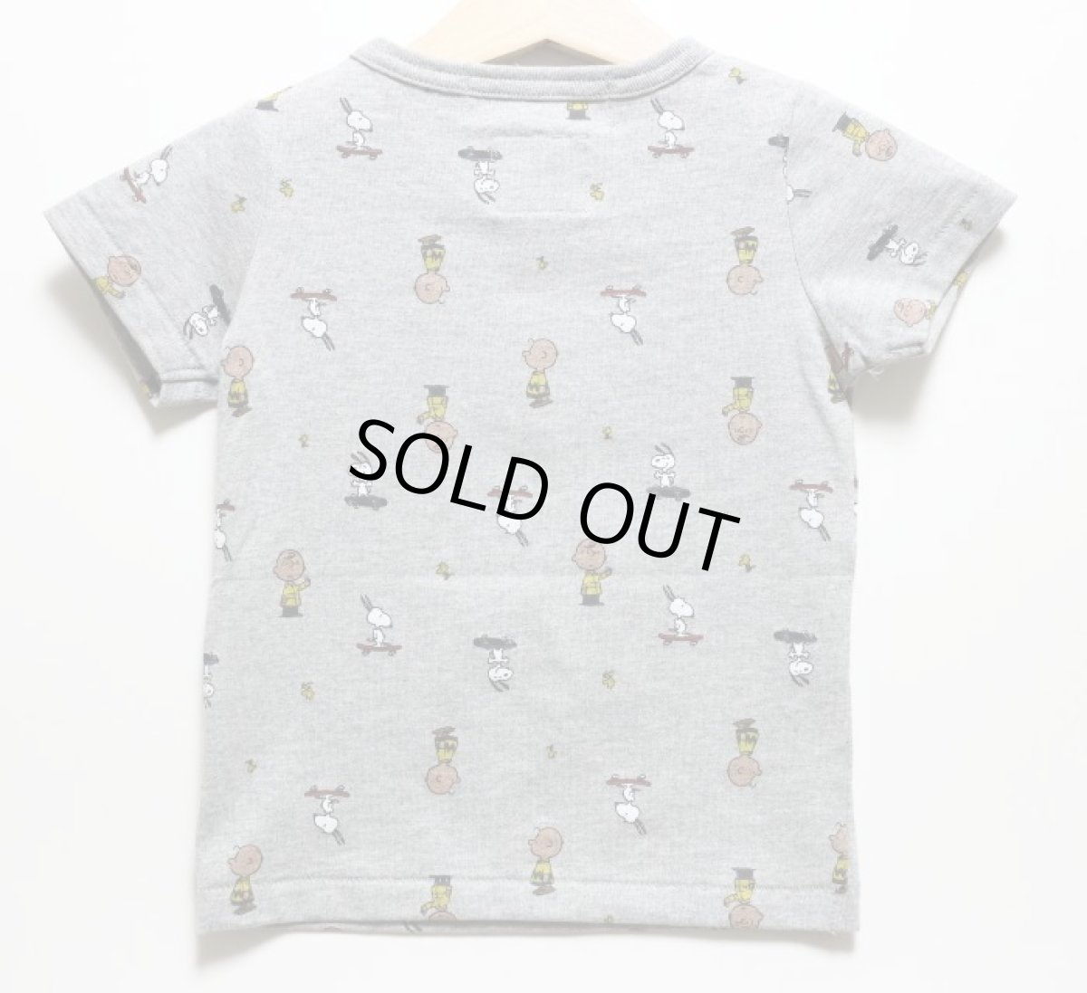 画像3: Lee(リー)×StompStamp(ストンプスタンプ)×PEANUTS(ピーナッツ) スヌーピー半袖Tシャツ【グレー】【キッズ/ベビー】【80-140cm】 (3)