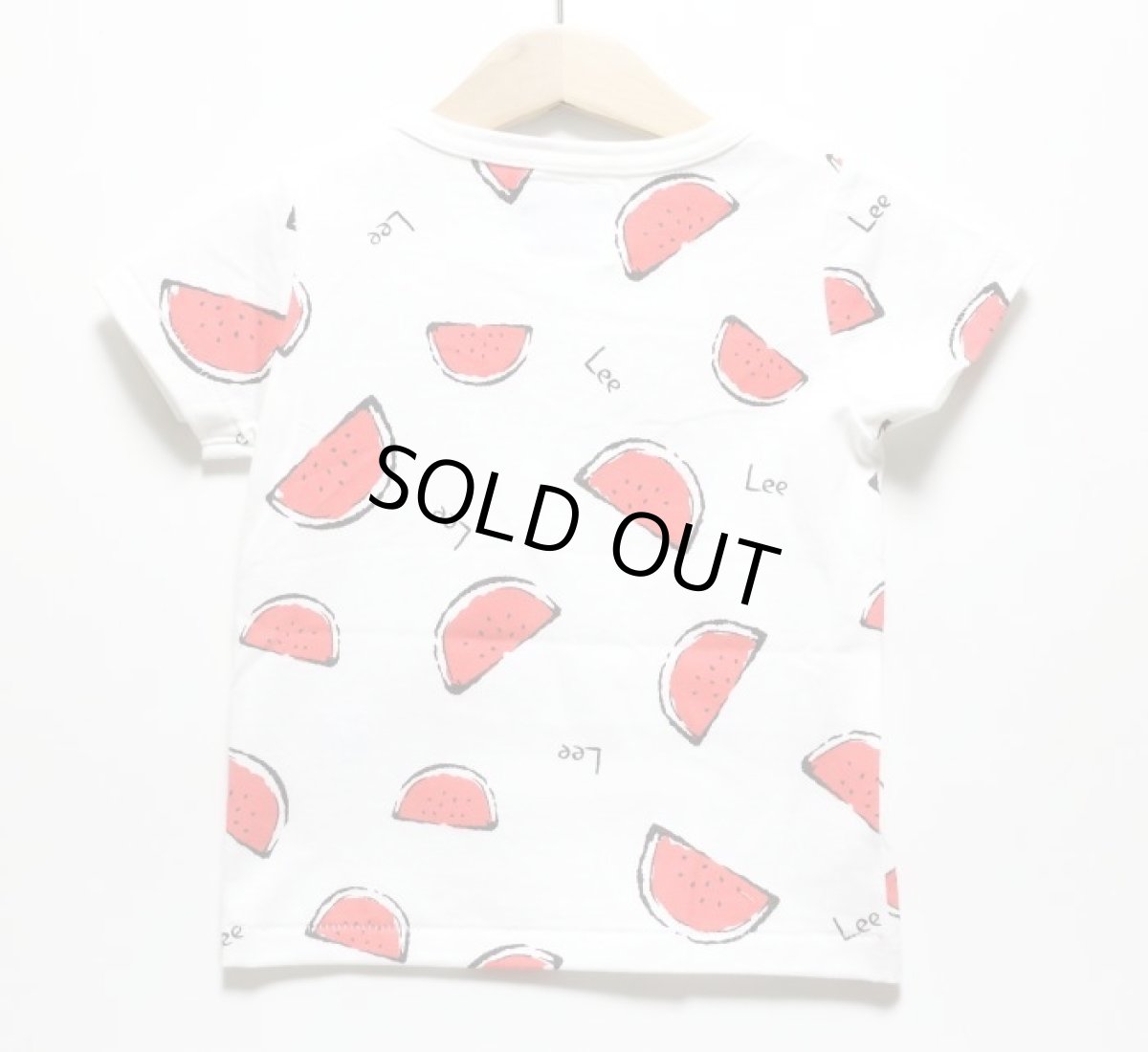 画像3: Lee(リー)×StompStamp(ストンプスタンプ)  スイカ総柄Tシャツ【ホワイト】【キッズ/ベビー】【80-120cm】 (3)