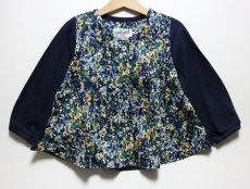 画像1: HIGHKING(ハイキング) primula cardigan【navy】【100-150cm 】 (1)