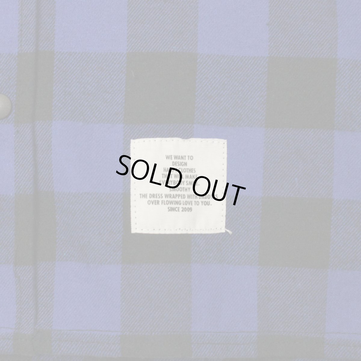 画像5: 【SALE30%OFF】SMOOTHY(スムージー) ブロックチェックフードシャツ 【BLUE】【90-160cm】 (5)