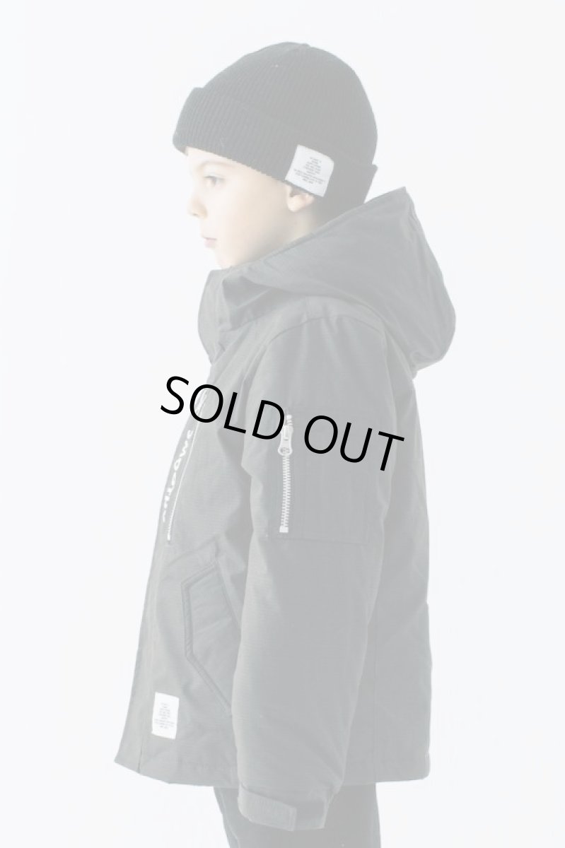 画像2: SMOOTHY(スムージー) ダスパーカー【BLACK】【90-160cm】 (2)