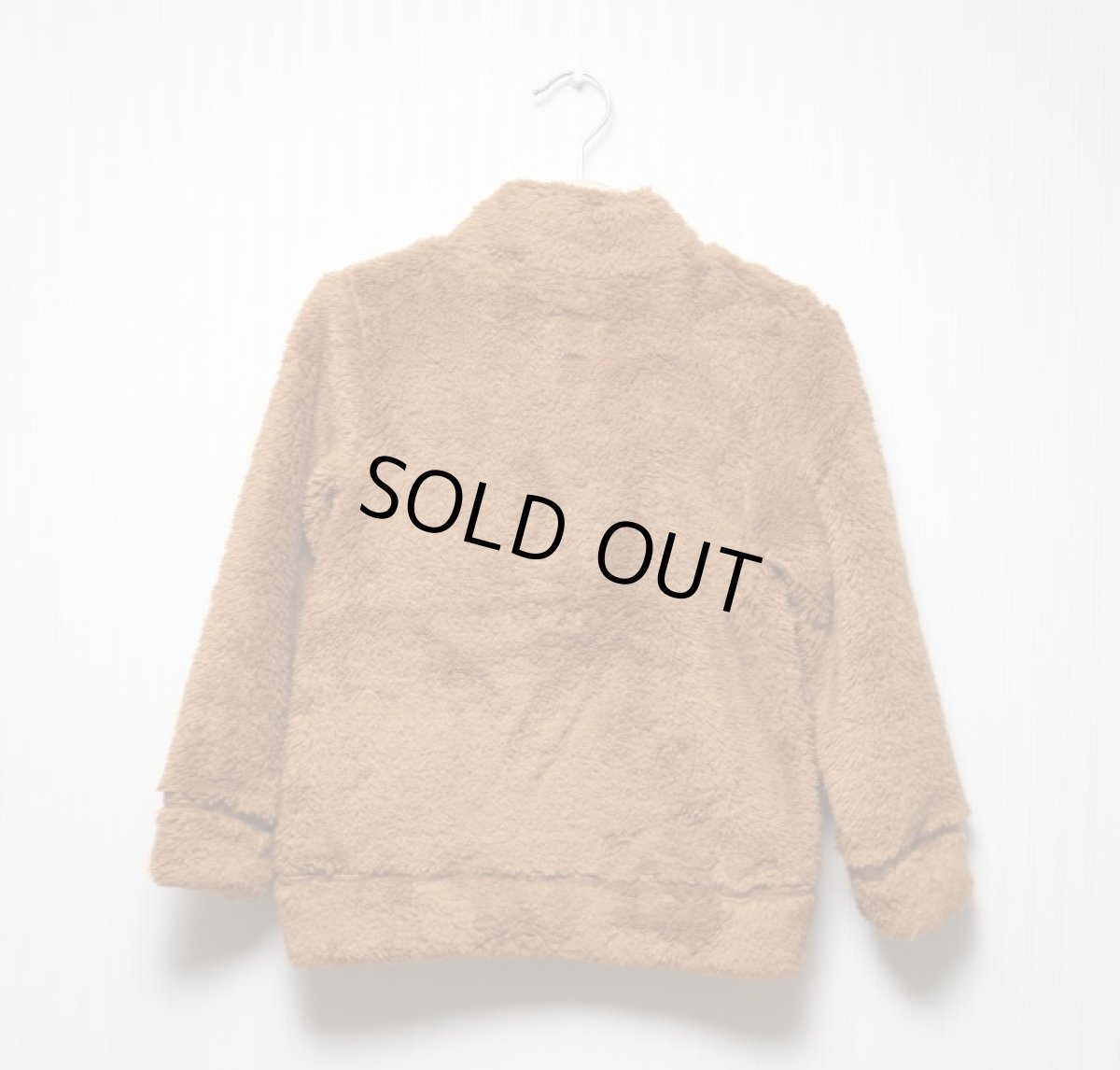 画像2:  Lee(リー)×StompStamp(ストンプスタンプ) ボアフリースブルゾン 【ベージュ】【ベビー】【キッズ】【80-140cm】 (2)