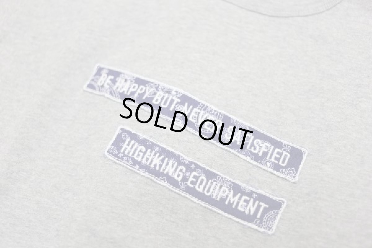 画像3: HIGHKING plate short sleeve【gray】【90-120cm 】 (3)