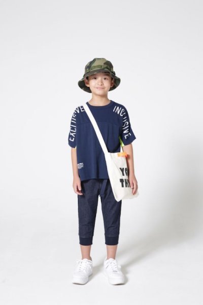 画像1: HIGHKING comfortable s/sleeve【navy】【100-120cm 】