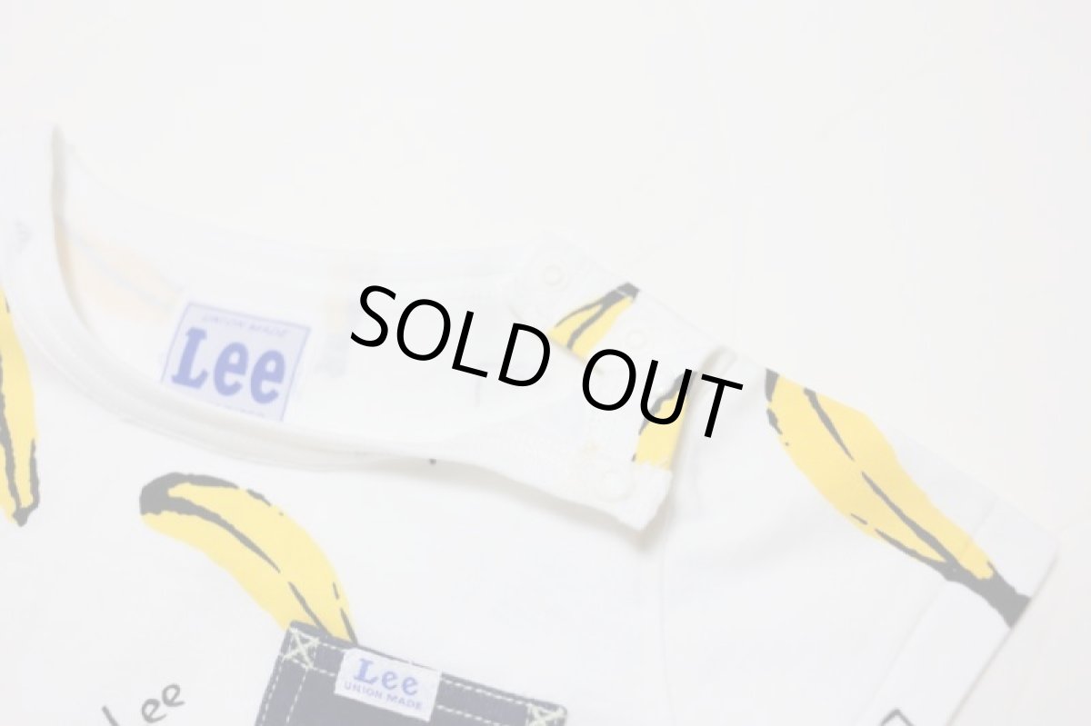 画像5: リーTシャツ ベビー キッズ 子供服 Leeバナナ総柄Tシャツ【ホワイト】【90-120cm】 (5)