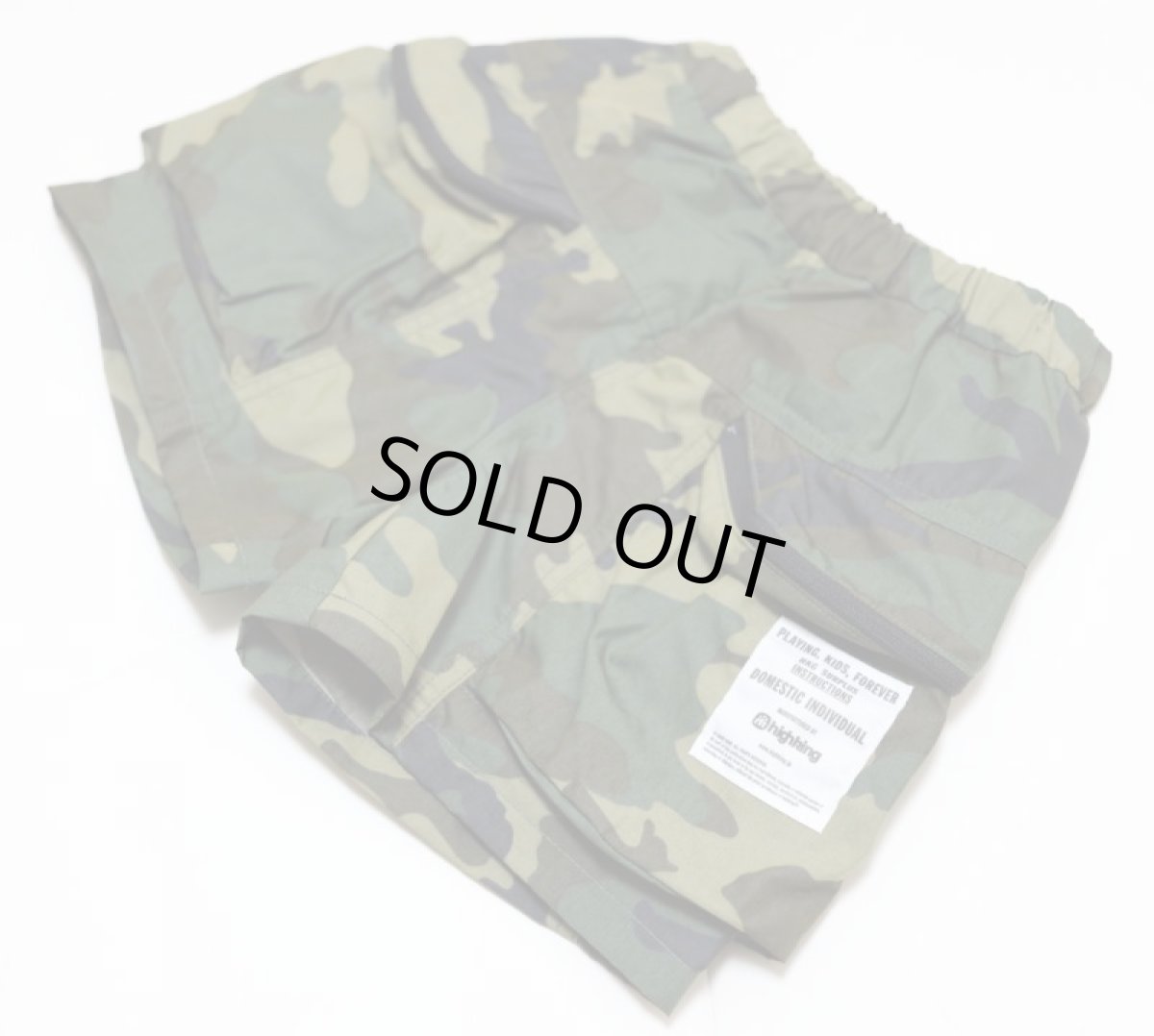 画像3: HIGHKING seafarer shorts【camouflage】【130-160cm 】 (3)