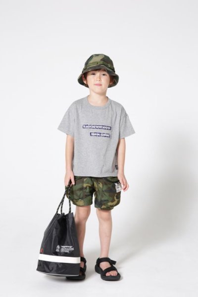 画像1: HIGHKING seafarer shorts【camouflage】【130-160cm 】