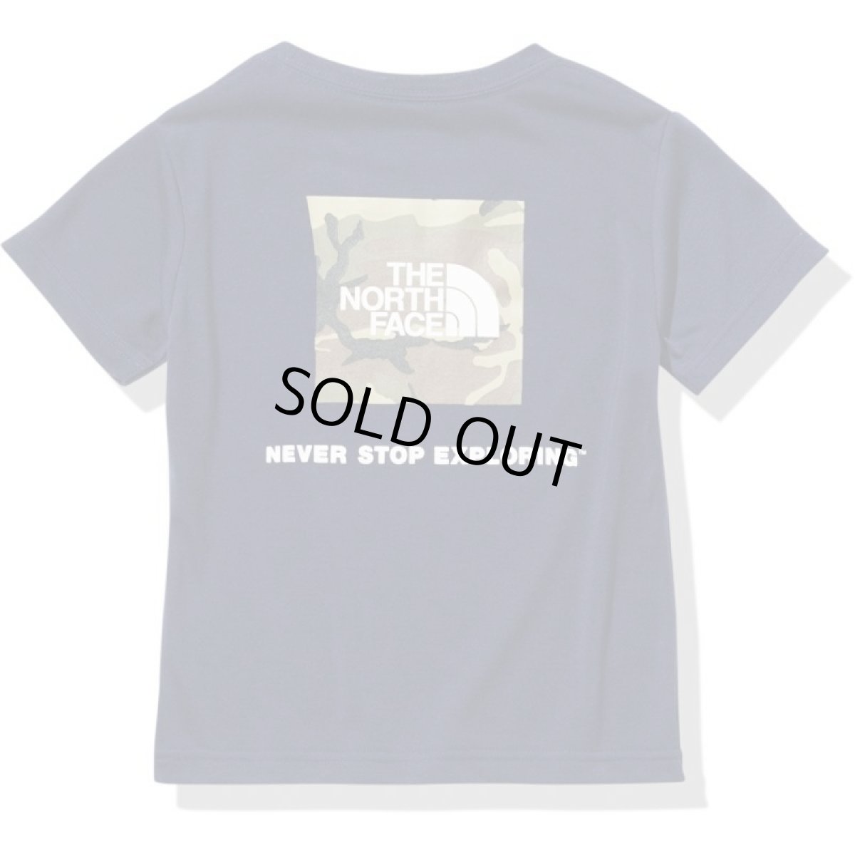 画像1: THE NORTH FACE S/S TNF Bug Free Square Camo Tee (ショートスリーブTNFバグフリースクエアカモロゴティー) 【NY/TNFネイビー】【100-150cm】 (1)