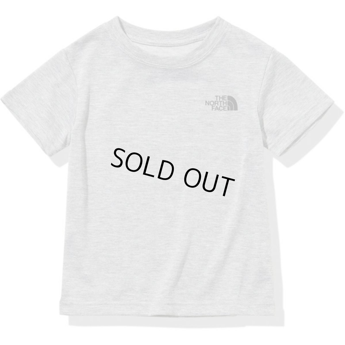 画像2: THE NORTH FACE S/S TNF Bug Free Square Camo Tee (ショートスリーブTNFバグフリースクエアカモロゴティー) 【Z/ミックスグレー】【100-150cm】 (2)