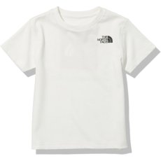 画像2: THE NORTH FACE S/S Square Logo Tee (ショートスリーブスクエアロゴティー) 【W/ホワイト】【100-150cm】 (2)