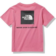 画像1: THE NORTH FACE S/S Square Logo Tee (ショートスリーブスクエアロゴティー) 【PK/プリムピンク】【100-150cm】 (1)