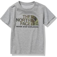 画像1: THE NORTH FACE S/S Camo Logo Tee (ショートスリーブカモロゴティー) 【Z/ミックスグレー】【100-150cm】 (1)