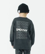 画像3: SMOOTHY HAPPY SMILEロングスリーブTシャツ【BLACK】【90-160cm】 (3)