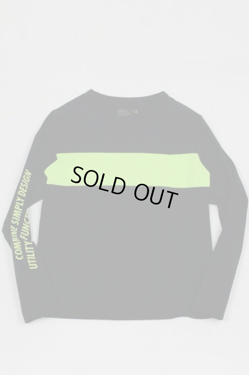 画像3: 【SALE20%OFF】RESP ラインロングスリーブTシャツ【BLACK】【130-160cm】 (3)