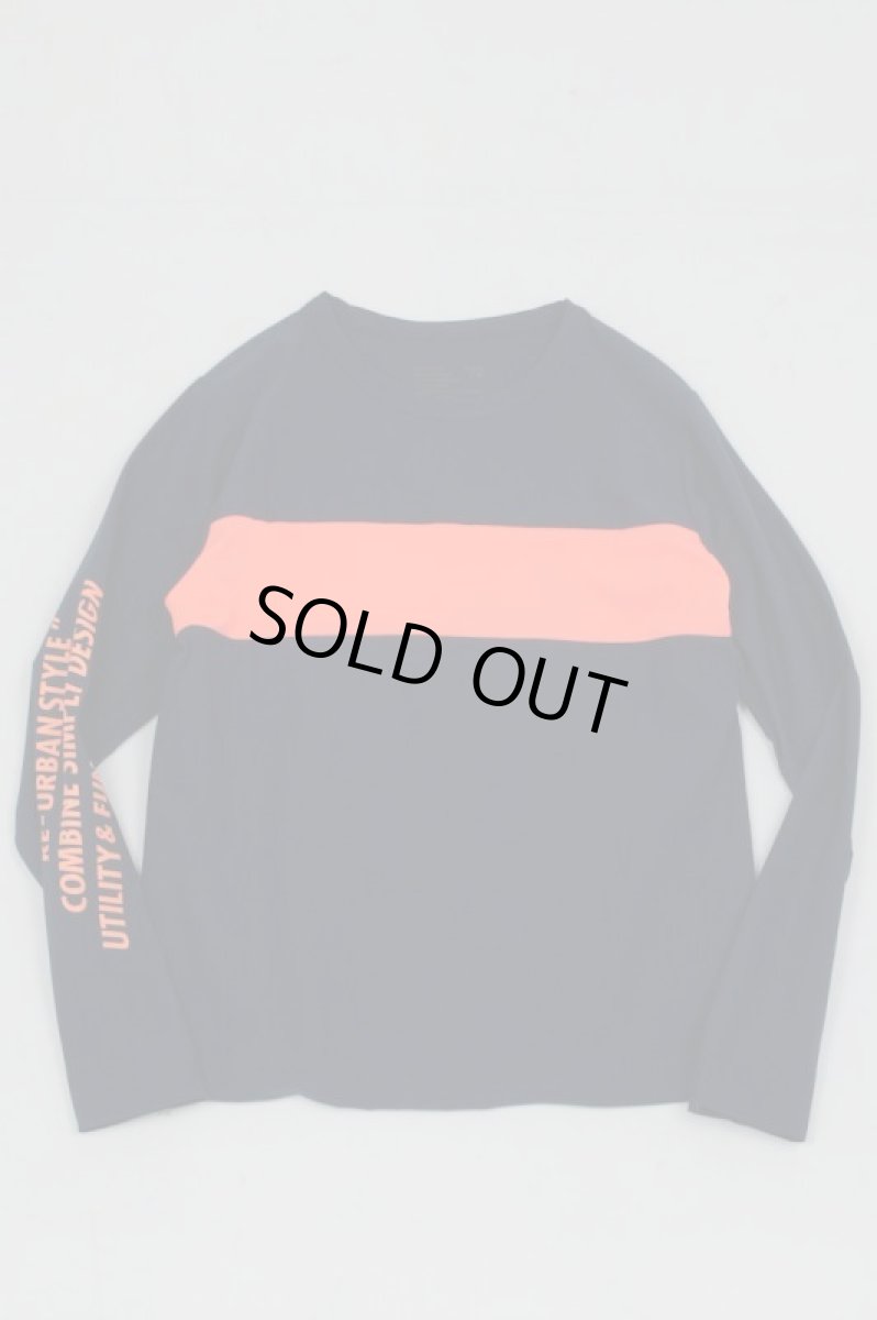 画像3: 【SALE30%OFF】RESP ラインロングスリーブTシャツ【NAVY】【130-160cm】 (3)