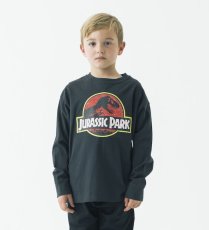 画像1: SMOOTHY UNIVERSAL Pictures ユニバーサル フィルムロングスリーブTシャツ【JURASSIC PARK】【90-160cm】 (1)