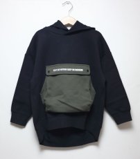 画像1: HIGHKING outside hoody【black】【100-120cm 】 (1)