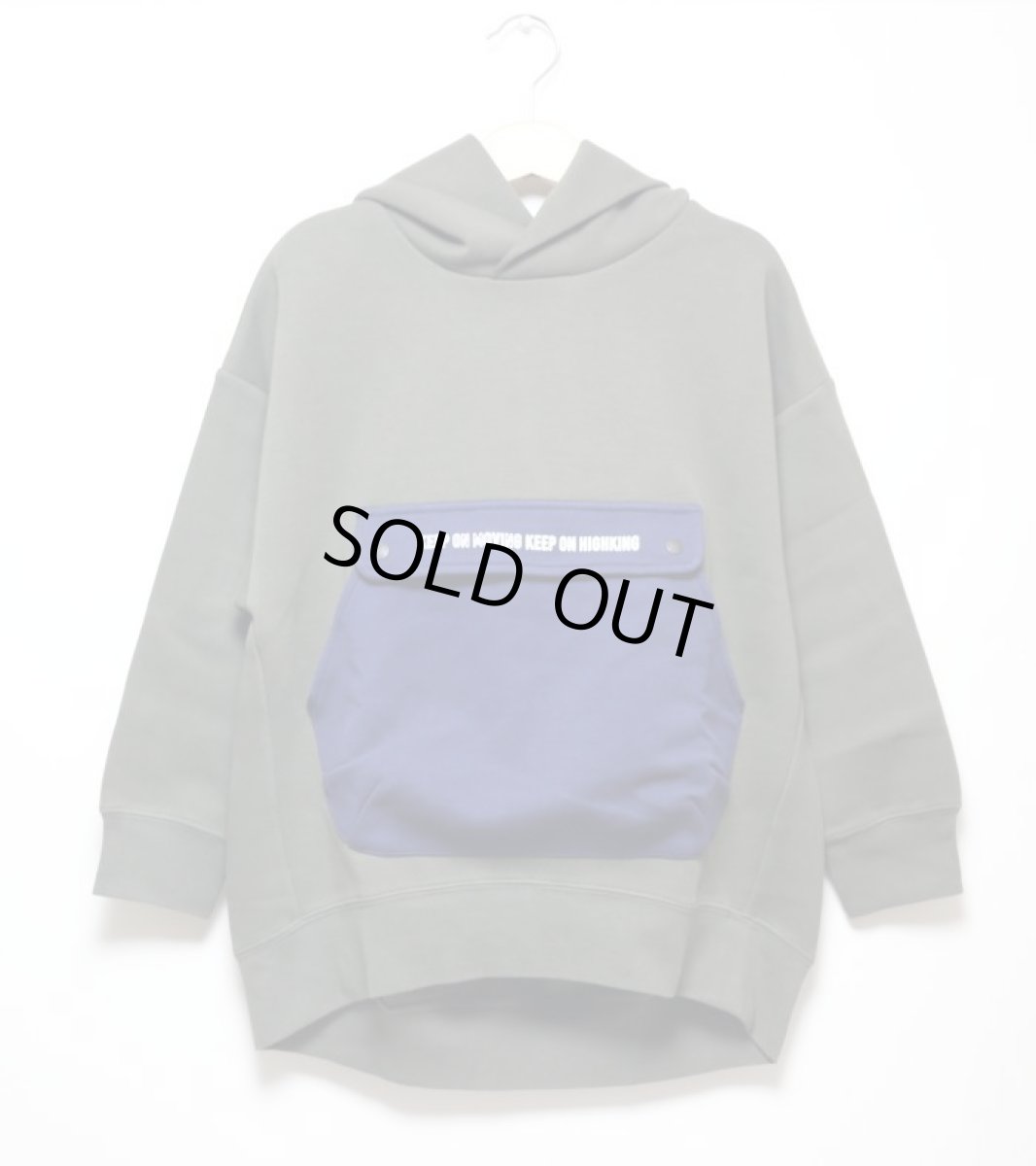 画像3: HIGHKING outside hoody【khaki】【100-120cm 】 (3)
