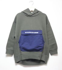 画像3: HIGHKING outside hoody【khaki】【100-120cm 】 (3)