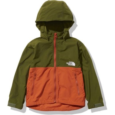 画像1: THE NORTH FACE Compact Jacket (コンパクトジャケット) 【RB/ロコグリーン×バーントオーチャー】【100-150cm】