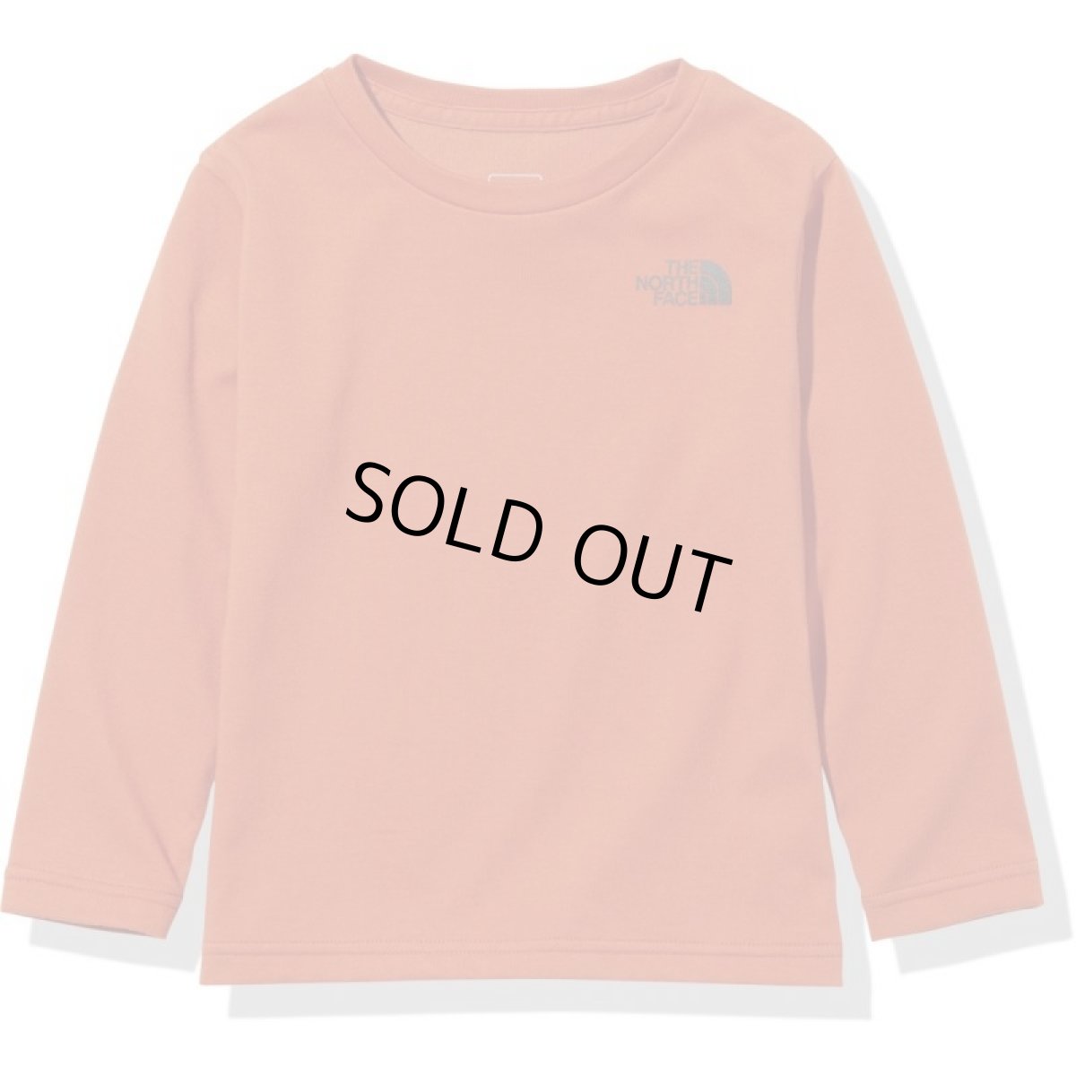 画像2: THE NORTH FACE L/S Square Logo Tee (ロングスリーブスクエアロゴティー) 【BH/バーントオーチャー】【100-150cm】 (2)