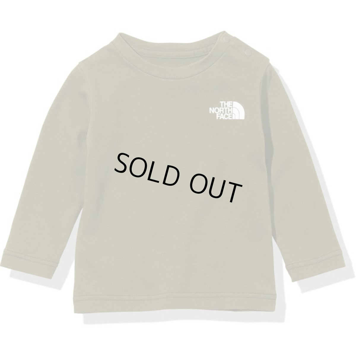 画像2: THE NORTH FACE B L/S Square Logo Tee (ロングスリーブスクエアロゴティー) 【RG/ロコグリーン】【80-90cm】 (2)