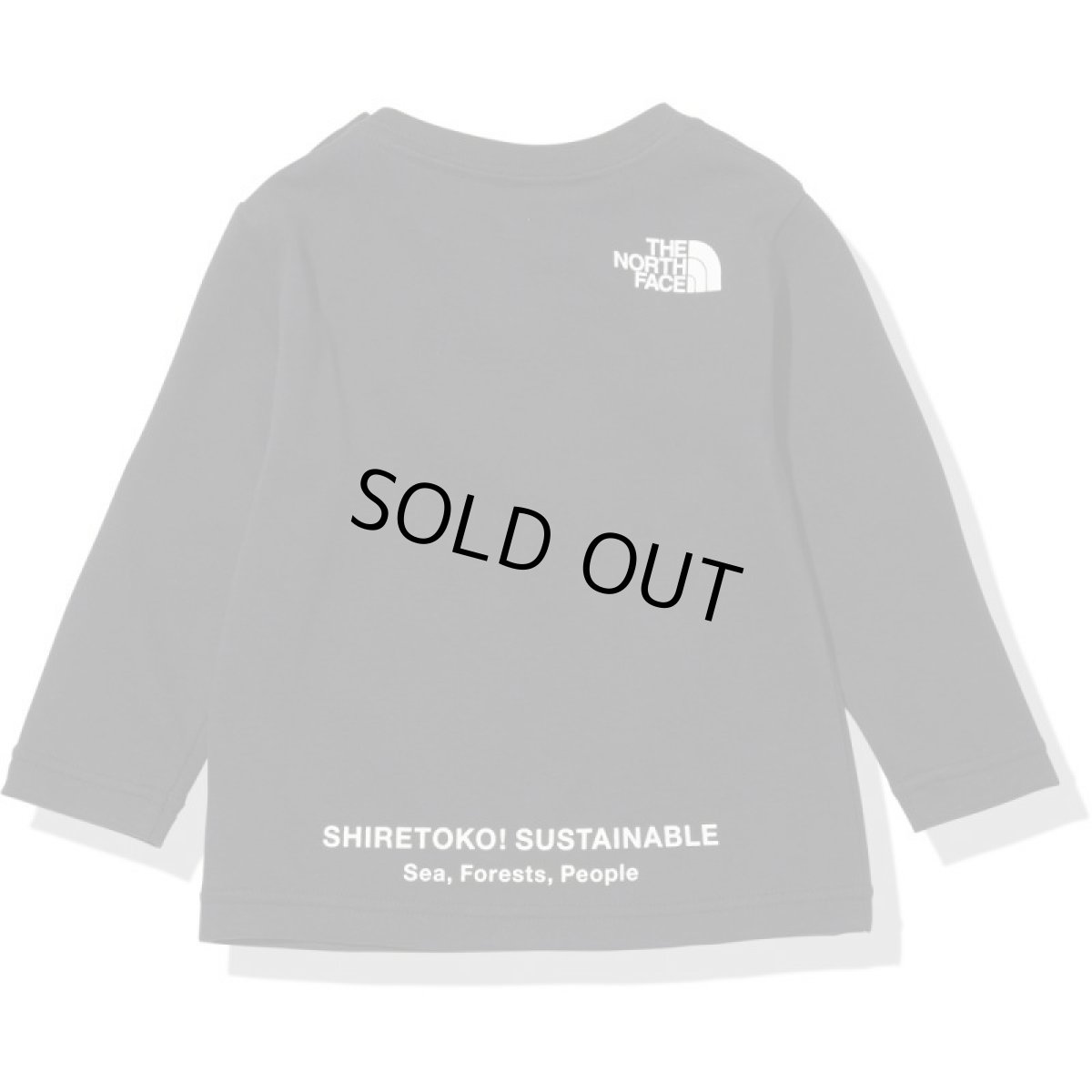 画像2: ノースフェイス 長袖Tシャツ ベビー 子供服 THE NORTH FACE B L/S Shiretoko Toko Tee (ロングスリーブシレトコトコティー) 【K/ブラック】【80-90cm】 (2)